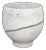 Sophie LaFont White Marble Vase For Sale