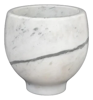 Sophie LaFont White Marble Vase