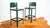 Vintage Matteo Grassi 'Sistina' counter stools designed by Tito Agnoli, circa 1980s. Masterful architectural...