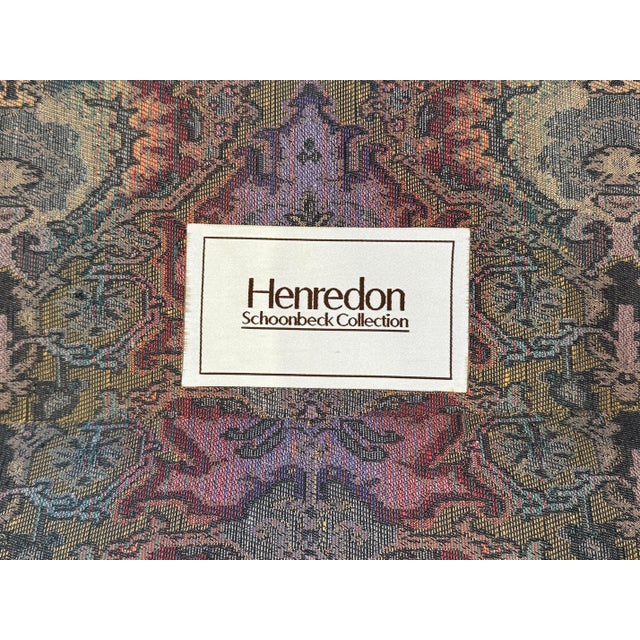Henredon Rolled Arm Paisley Print Sofa For Sale - Image 12 of 12