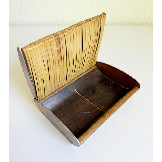 Carl Aubock Cane Cigarette Box, Model #3656, 1950s, Austria For Sale - Image 10 of 15