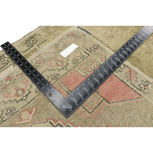 Mid 20th Century Mid 20th Century Vintage Turkish Kars Rug 02'08 X 04'07 For Sale - Image 5 of 10