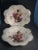 A fine pair of early 19th c. English porcelain plates in the French taste with shaped / lobed edge and relief decoration...