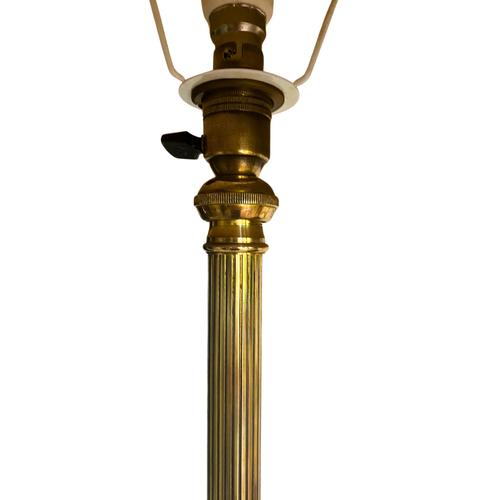 Neoclassical French Bronze Tripod Claw Feet Floor Lamp in the Style of Maison Jansen, Circa 1940 For Sale - Image 6 of 9