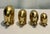 Metal 1970s Hollywood Regency "Pudgy" Brass Elepant Family Paperweights - Set of 4 For Sale - Image 7 of 8