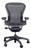 Herman Miller Aeron Ergonomic Office Chair – Carbon Mesh, Adjustable Arms For Sale