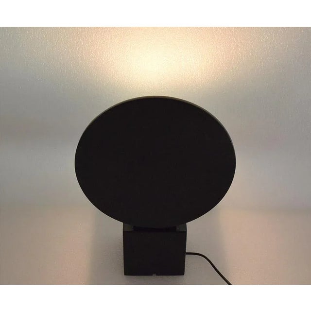 Italian Table Lamp in Wood by Gruppo Enne, 1970s For Sale - Image 9 of 10