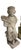 1990s Vintage Weathered Cast Stone "Country Life" Allegorical Girl Garden Statue For Sale - Image 5 of 5