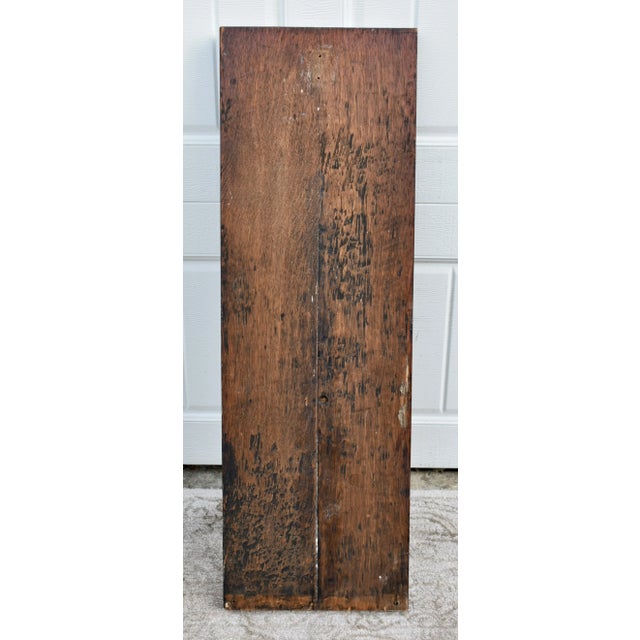 Antique (Mid 19th Century) Wooden Plaque has a Dutch Style. Ornately Carved Oak. Lion & Figural Carvings. The...