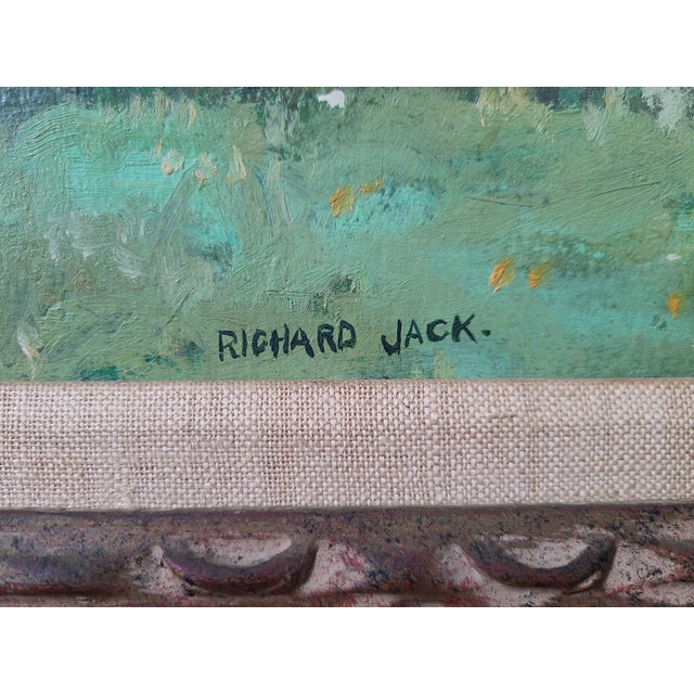 Impressionist Richard Jack Antique 1930's Oil Painting Ammonoosuc River New Hampshire For Sale - Image 3 of 18