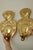 Made and Sourced from Sweden Beautiful mid century brass wall sconces designed to hold standard dinner candles. Sconces...