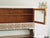 Wood Antique White Glass Display Cabinet For Sale - Image 7 of 14