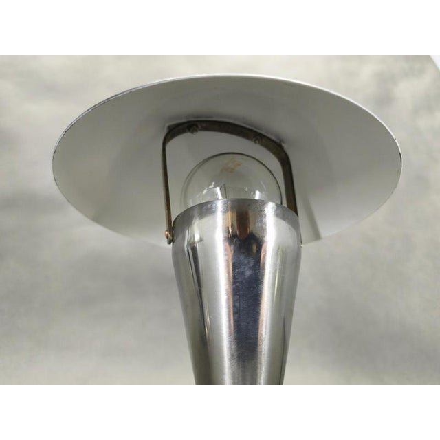 Bauhaus Chrome Adjustable Table Lamps, Former Czechoslovakia, 1930s, Set of 2 For Sale - Image 9 of 15