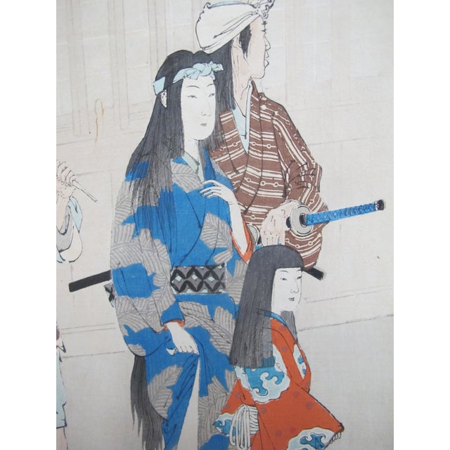 Japanese Mizuno Toshikata Woodblock Print 36 Beauties Freshly Washed Hair For Sale - Image 4 of 7