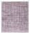Silk Modern Distressed Rug in Light Purple by Keivan Woven Arts For Sale