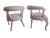French 1960s Pair of French Faux Bois Side Chairs For Sale - Image 3 of 7