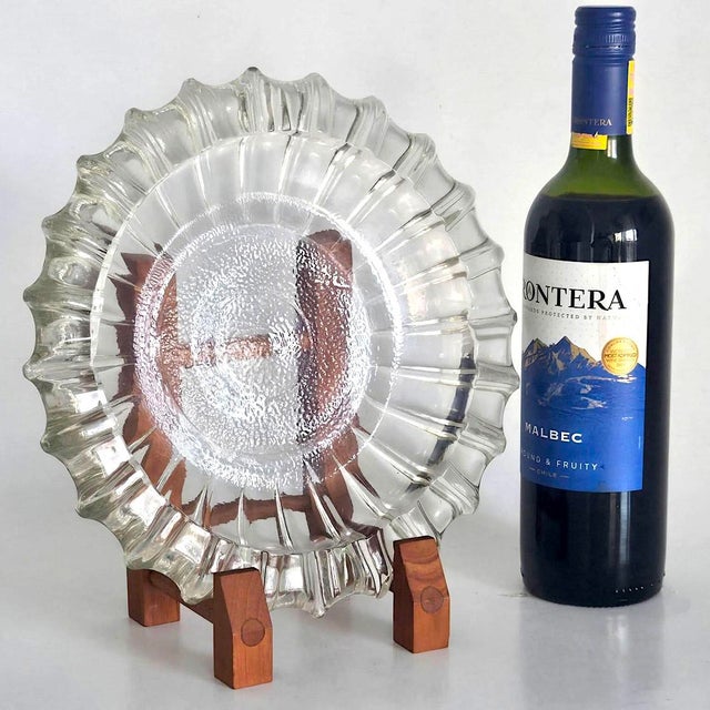 1960s Vintage Fostoria Glass Starburst Catchall/Ashtray For Sale - Image 5 of 13