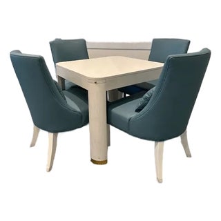Tuxedo Upholstered Dining Chairs For Sale