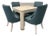 Tuxedo Upholstered Dining Chairs For Sale