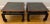 Pair of Contemporary Walnut & Marble & Brass Side Tables Gorgeous pair of Asian walnut, marble and brass side tables Each...