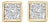 14K Yellow Gold 1.0 Cttw Princess Cut Diamond Composite Stud Earrings with Screw Backs (J-K Color, SI1-SI2 Clarity) For Sale