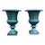 Large 19th Century French Cast Iron Campana Urns For Sale