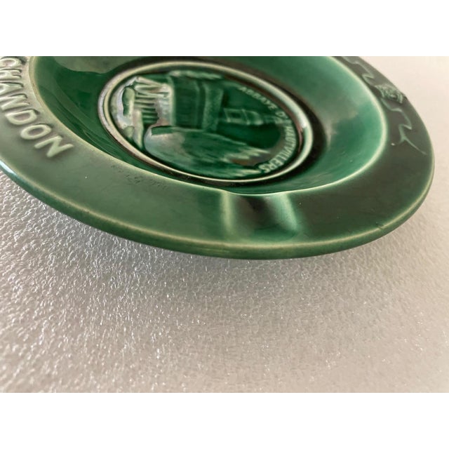 Moët Et Chandon Ashtray from Gien, 1970s, in Very Good conditions. Designed 1970 to 1979 This piece has an attribution...