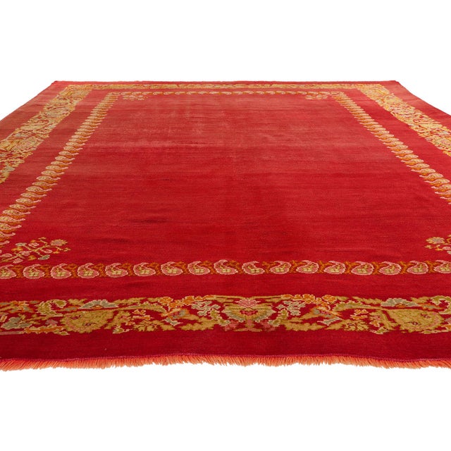 Turkish Late 19th Century Turkish Oushak Rug, 08'11 X 11'11 For Sale - Image 3 of 10