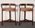 Pair of stylish, comfortable counter stools designed by John Mortensen and produced by Oddense Maskinsnedkeri (ca. 1960s,...