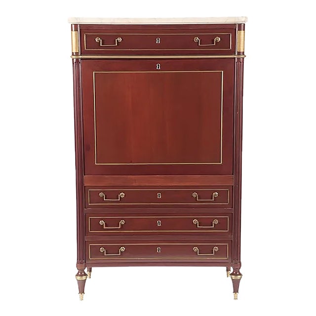 Louis XVI Style Mahogany Secrétaire For Sale
