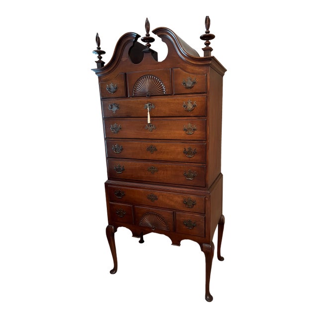 Highboy Hardwood Dresser - Early 20th Century (Mahogany) For Sale