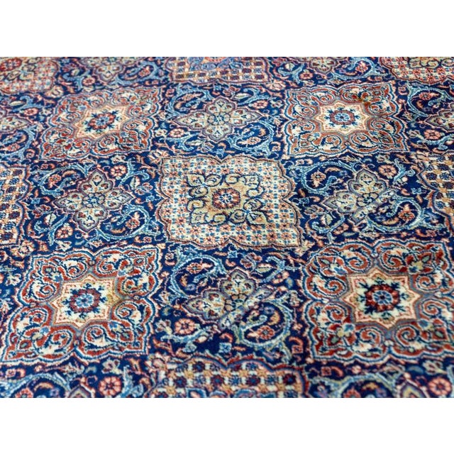 Vintage Hand-Knotted Rug in Wool, 1970s For Sale - Image 15 of 18