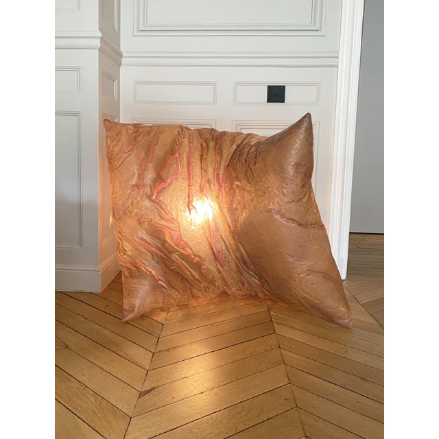 Sculptural Pillow Floor Lamp in Fiberglass Resin by Hajime Goto, 1970s For Sale - Image 6 of 14