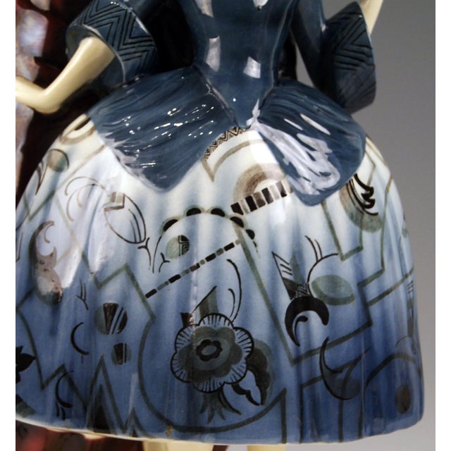 Rococo Scene Figurine from Kostial, 1930 For Sale - Image 6 of 11
