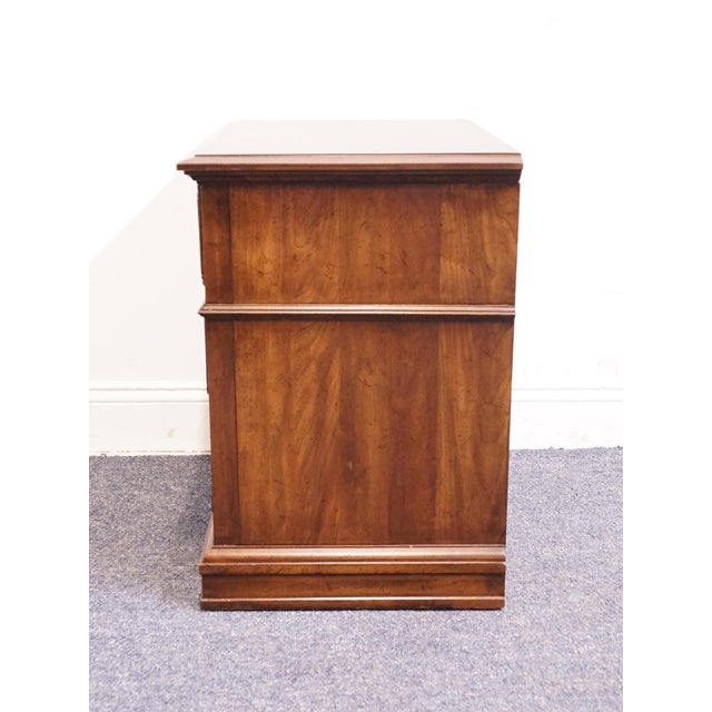 Davis Cabinet Co. Tawny Cherry Italian Inspired Traditional 25" Three Drawer Nightstand - Model 1907 For Sale - Image 11 of 14