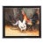 French Late 20th Century Framed and Signed Oil on Canvas Barnyard Scene Painting For Sale