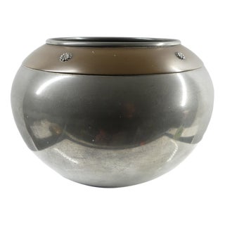 Vintage Art Deco Pewter Copper Vase by Just Andersen, 1930s For Sale