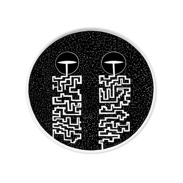 Mudec Iii | Cultures Ceramic Plate by Vincenzo D’Alba for Kiasmo For Sale - Image 4 of 4