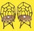 Tommi Parzinger and Henry Olko for Willow and Reed Dining Chairs Labeled - Set of 2 For Sale In Miami - Image 6 of 9