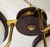 1960's Stilnovo Style Walnut and Brass Chandelier For Sale - Image 12 of 17