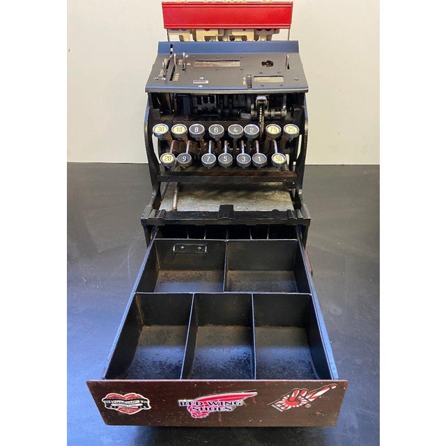Vintage German Mechanical Cash Register, 1920s For Sale - Image 14 of 16