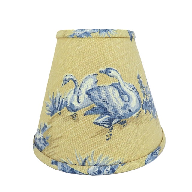 FREE SHIPPING ANYWHERE IN THE CONTINENTAL US! This is a set of six Pierre Deux French country clip-on lamp shades for...