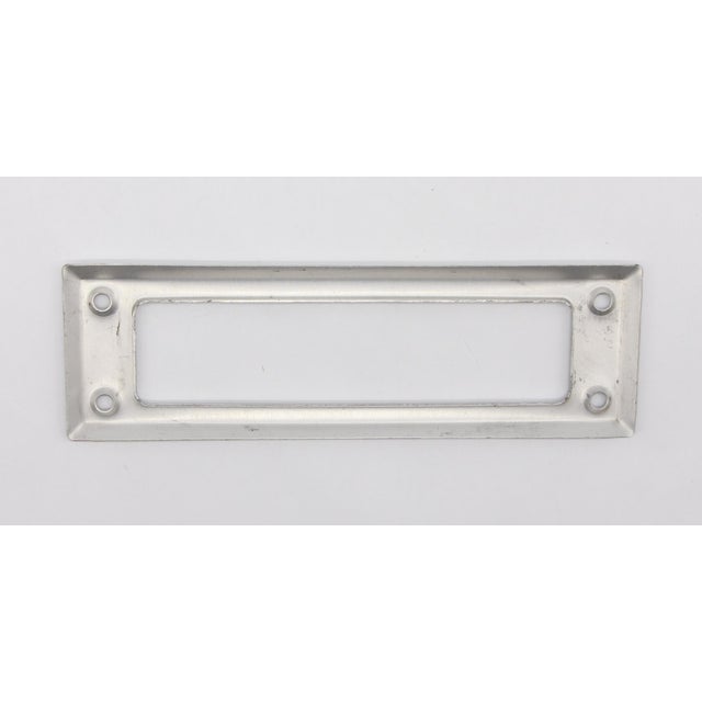 Modern 8.25 In. Brush Aluminum Mail Slot For Sale - Image 6 of 6