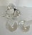 Mikasa Vintage Pair of Frosted Tulip Shaped Candle Holders by Mikasa For Sale - Image 4 of 6