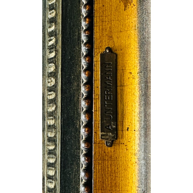 Late 19th Century Still Life Painting, Wine and Peaches on Silver Tray, Framed For Sale - Image 4 of 4