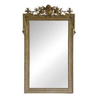 Napoleon III Style Gilded Wood Mirror, 19th Century For Sale
