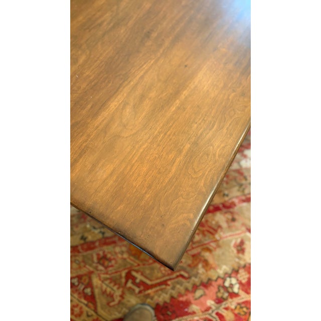 Michael Taylor Walnut Portuguese Dining Table For Sale In San Francisco - Image 6 of 11