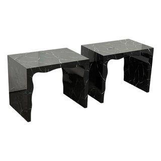 Made Goods Foster Benches/Side Tables, Pair For Sale