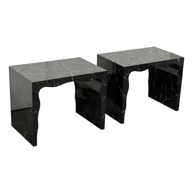 Made Goods Foster Benches/Side Tables, Pair For Sale