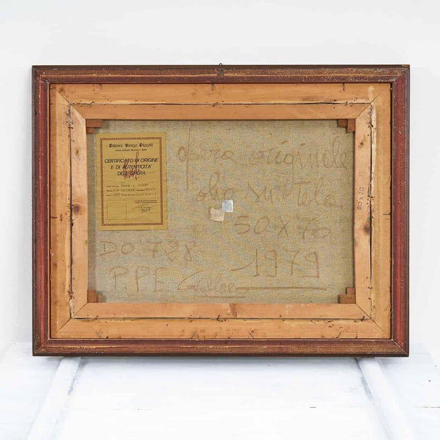 Renzo, Untitled, 1979, Oil on Canvas, Framed For Sale - Image 6 of 9